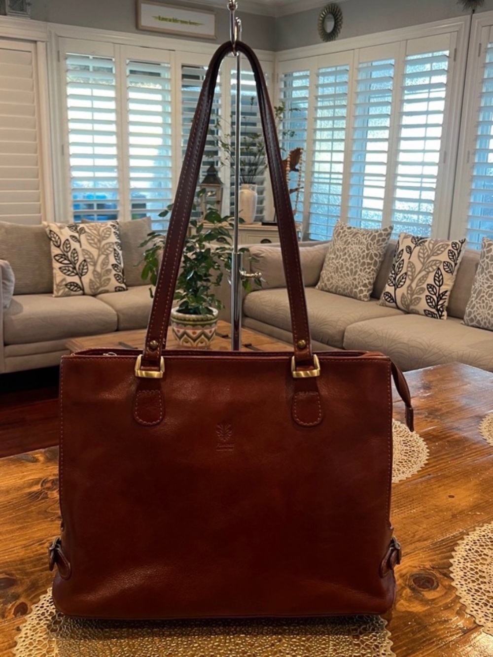 VERA PELLE Leather Shoulder
Bag Made in Italy 🇮🇹